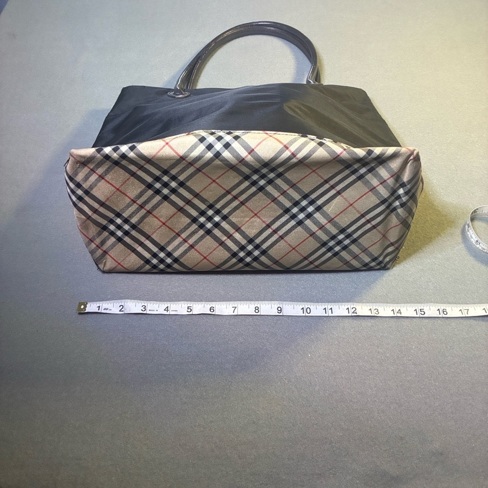 Authentic Burberry London Blue Label Derby Tote Burberry Shoulder Bag 💼 - Picture 12 of 15